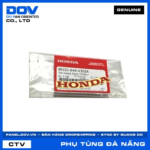 TEM HONDA 70MM *R340* VISION 110 — 86101K44V30ZA