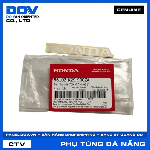 TEM HONDA 75MM *NH411* SH MODE — 86102K29900ZA