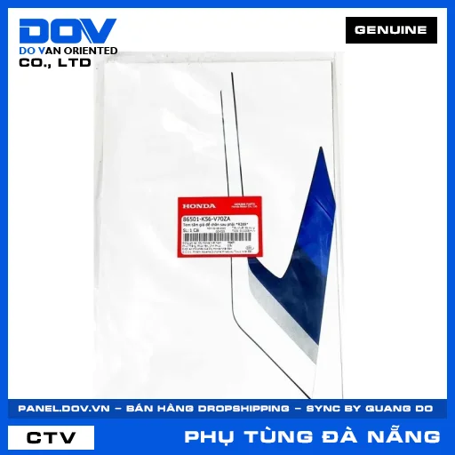 TEM TẤM GIÁ ĐỂ CHÂN SAU PHẢI *R389* WINNER X — 86501K56V70ZA