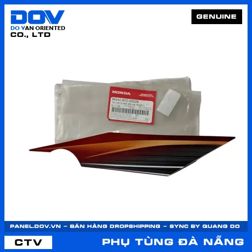 TEM DÁN A CÁNH YẾM TRÁI *R340C* FUTURE 125 — 86642KYZG00ZB