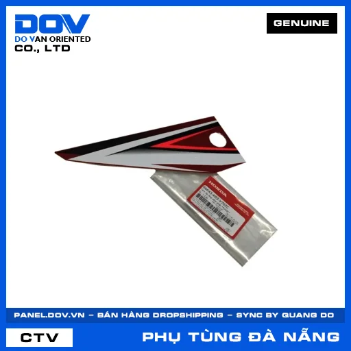 TEM ỐP ỐNG YẾM PHẢI *R340C* WAVE RSX 110 — 86643K03V70ZC