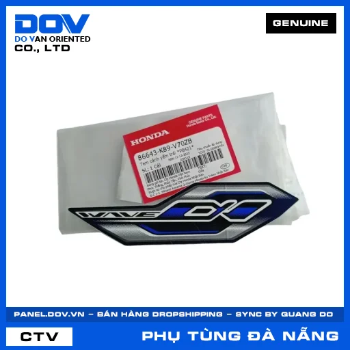 TEM CÁNH YẾM TRÁI *PB421* WAVE ALPHA 110 — 86643K89V70ZB