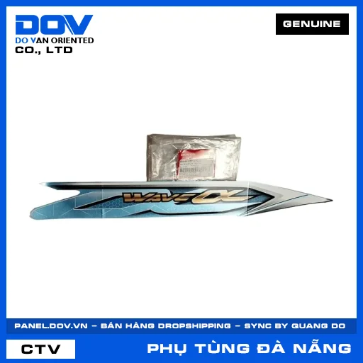 TEM ỐP SƯỜN PHẢI *B203M* WAVE ALPHA 110 — 86644K89V20ZB