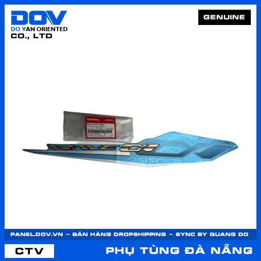 TEM ỐP SƯỜN PHẢI *B203M* WAVE ALPHA 110 — 86644K89V30ZC