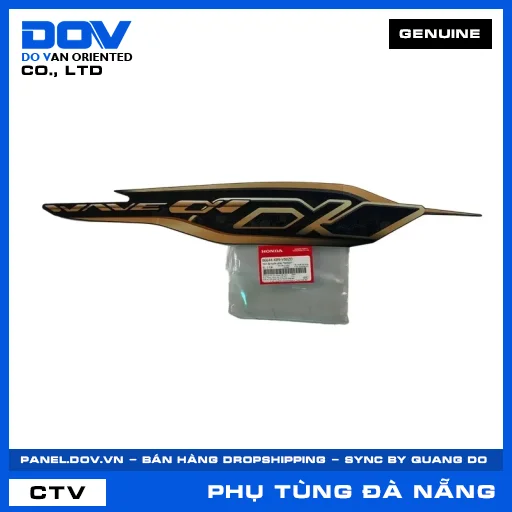TEM ỐP SƯỜN PHẢI *NHB25* WAVE ALPHA 110 — 86644K89V50ZD