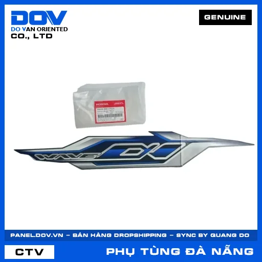 TEM ỐP SƯỜN PHẢI *PB421* WAVE ALPHA 110 — 86644K89V70ZA