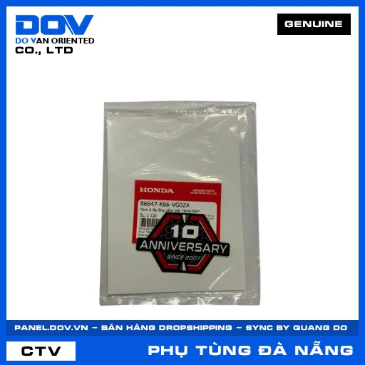 TEM A ỐP ỐNG YẾM TRÁI *NHA76M* — 86647K66VG0ZA