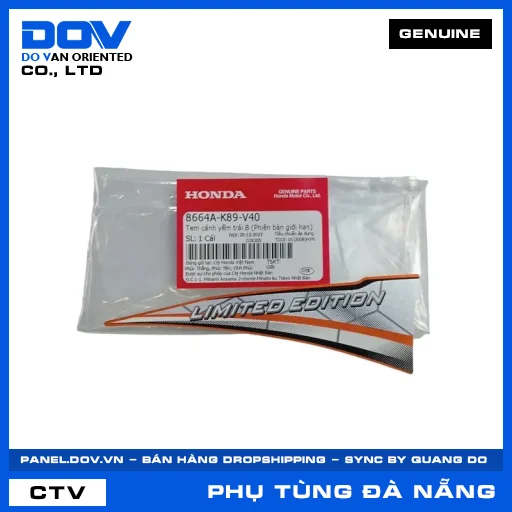 TEM CÁNH YẾM TRÁI B (PHIÊN BẢN GIỚI HẠN) — 8664AK89V40