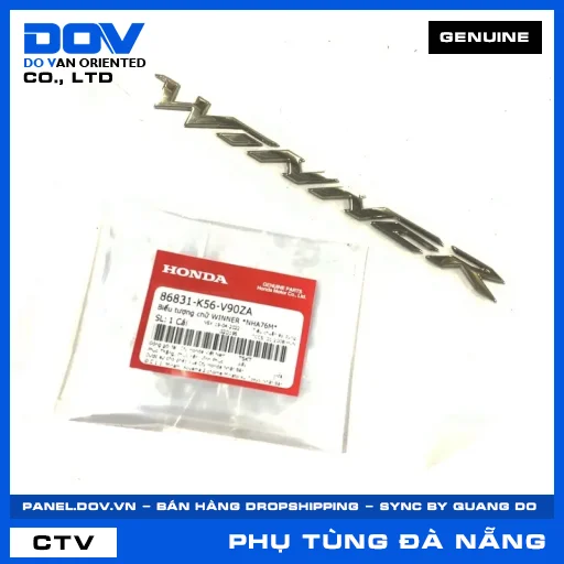 BIỂU TƯỢNG CHỮ WINNER *NHA76M* — 86831K56V90ZA