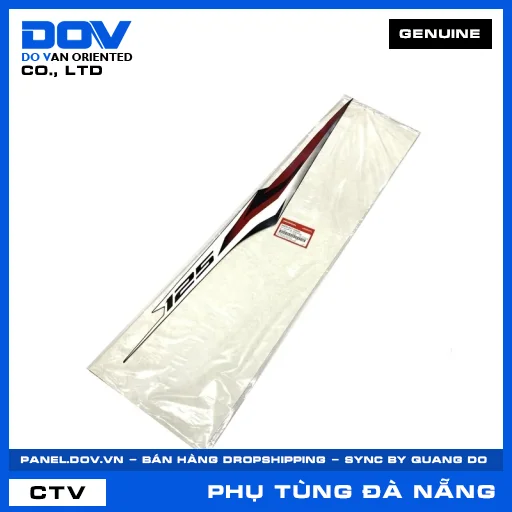 TEM ỐP SƯỜN TRÁI *R340,R340B* AIR BLADE 125 — 86832K27V00ZD