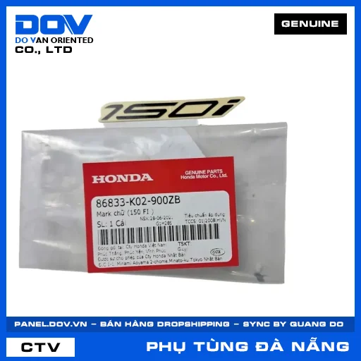 MARK CHỮ (150 FI) SH 125/150 — 86833K02900ZB
