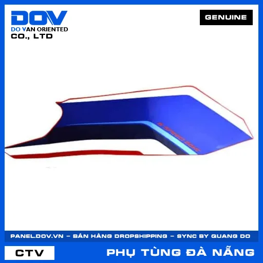 TEM ỐP BÌNH XĂNG BÊN PHẢI *TYPE1* CBR150R — 86833K45NZ0ZA