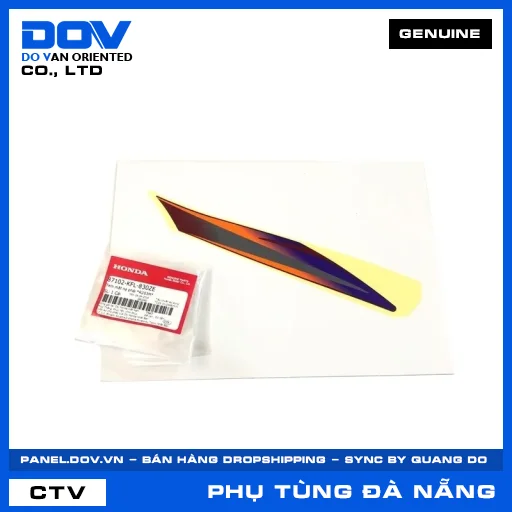 Tem mặt nạ phải *R203M* — 87102KFL830ZE
