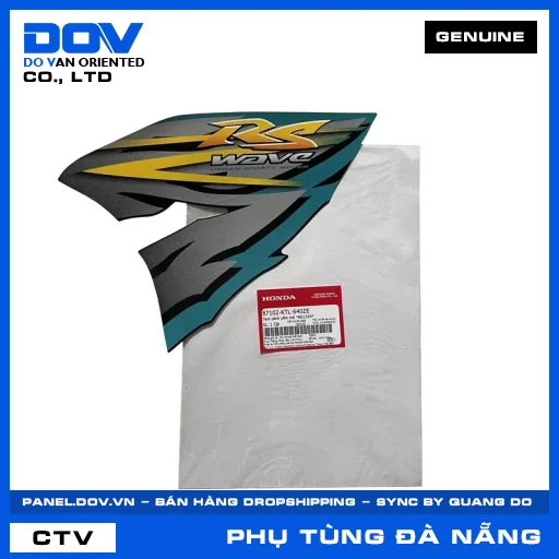 Tem cánh yếm trái *BG132M* WAVE ALPHA — 87102KTL640ZE