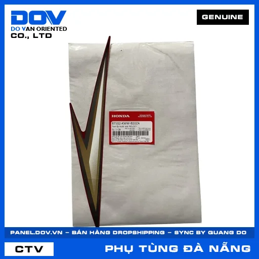 TEM ỐP TRƯỚC TRÁI *R313C* WAVE RSX 110 — 87102KWWB20ZA