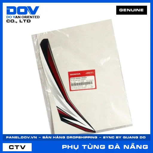 TEM ỐP TRƯỚC TRÁI *NHA69P* WAVE RSX 110 — 87102KWWV00ZA