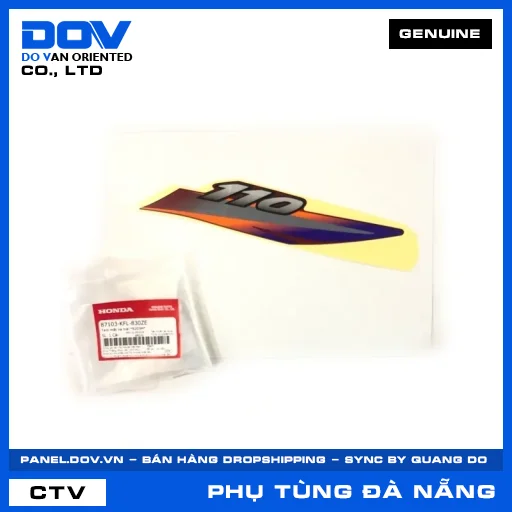 Tem mặt nạ trái *R203M* — 87103KFL830ZE