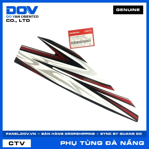 TEM ỐP TRUNG TÂM PHẢI *NHA69P* WAVE RSX 110 — 87103KWWV00ZA