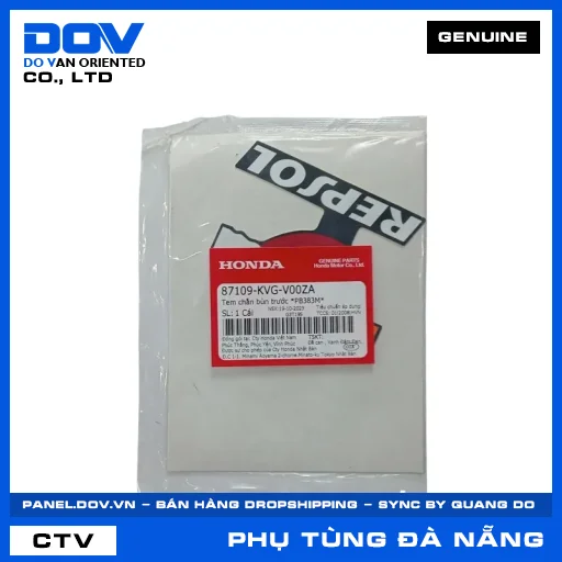 TEM CHẮN BÙN TRƯỚC *PB383M* (dè) AIR BLADE 110 — 87109KVGV00ZA