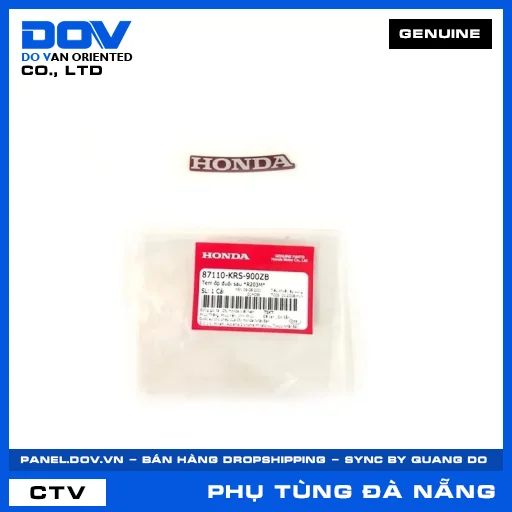 TEM ỐP ĐUÔI SAU *R203M* — 87110KRS900ZB