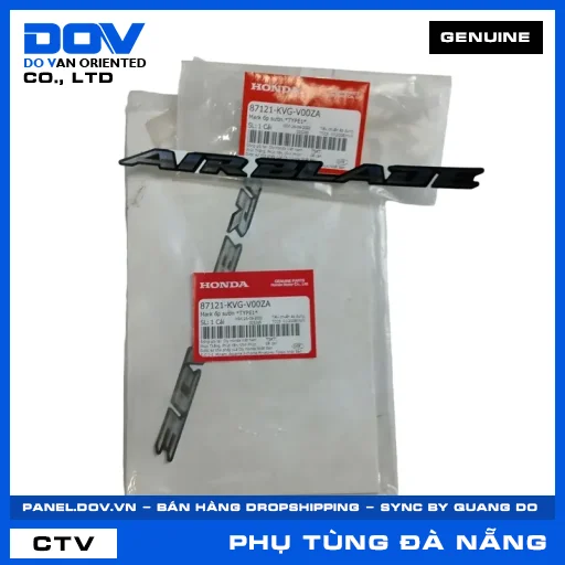 MARK ỐP SƯỜN *TYPE1* AIR BLADE 110 — 87121KVGV00ZA