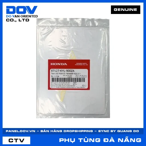 TEM CHỮ PGM FI *NHA69P-R313C* — 87127KYL900ZA