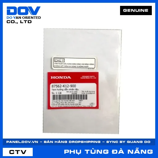 TEM HƯỚNG DẪN NHIÊN LIỆU LEAD 125 — 87562K12900