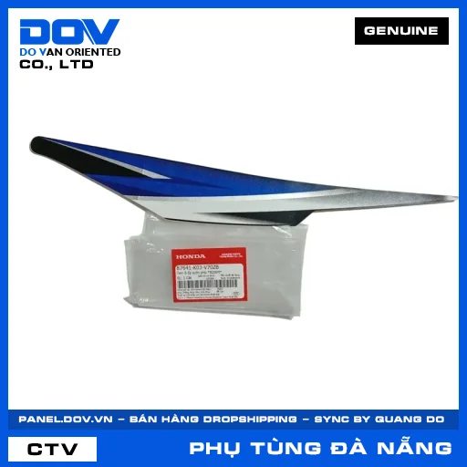 TEM B ỐP SƯỜN PHẢI *B206M* WAVE RSX 110 — 87641K03V70ZB