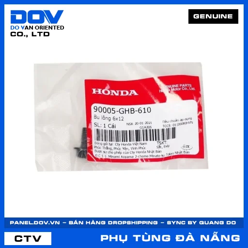 BU LÔNG 6X12 FUTURE NEO, GOLDWING, MSX 125, WAVE 100 — 90005GHB610