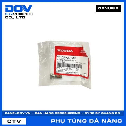 BU LÔNG ĐĨA PHANH 6X17 (đĩa thắng) AIR BLADE 125/150, SUPER CUB C125 — 90105KZZ900