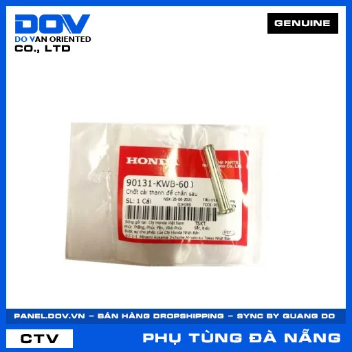 CHỐT CÀI THANH ĐỂ CHÂN SAU BLADE 110, DREAM 110, FUTURE 125, WAVE ALPHA 110 — 90131KWB600