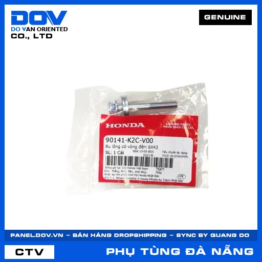 BU LÔNG CÓ VÒNG ĐỆM 6X43 VISION 110 — 90141K2CV00