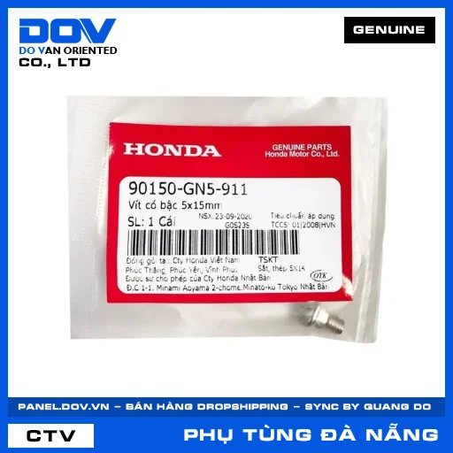 VÍT CÓ BẬC 5X15MM — 90150GN5911