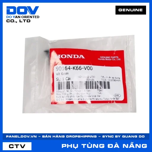 VÍT 6MM AIR BLADE 125, AIR BLADE 125/150, AIR BLADE 125/160, VARIO 160 — 90164K66V00