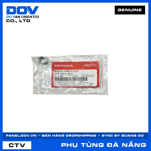 ĐAI ỐC GƯƠNG 10MM (kiếng) ADV350, AIR BLADE 110, AIR BLADE 125, BLADE 110 — 90201MW3620
