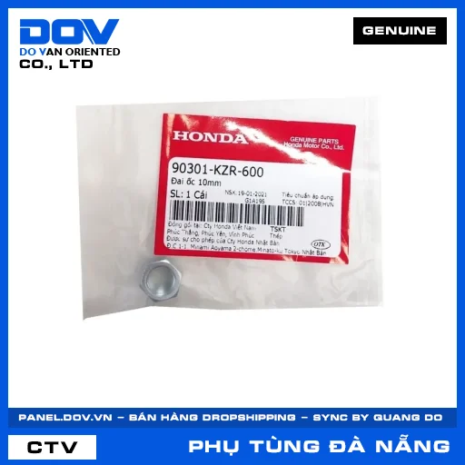 ĐAI ỐC 10MM AIR BLADE 125, AIR BLADE 125/150, AIR BLADE 125/160 — 90301KZR600