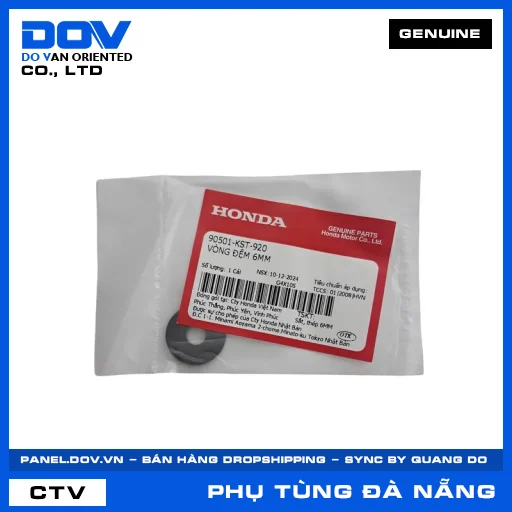VÒNG ĐỆM 6MM BLADE 110, WAVE ALPHA 110, WAVE RSX 110 — 90501KST920