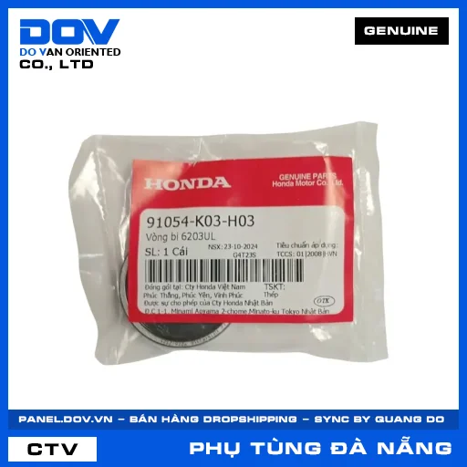 VÒNG BI 6203UL BLADE 110, FUTURE 125, WAVE ALPHA 110, WAVE RSX 110 — 91054K03H03