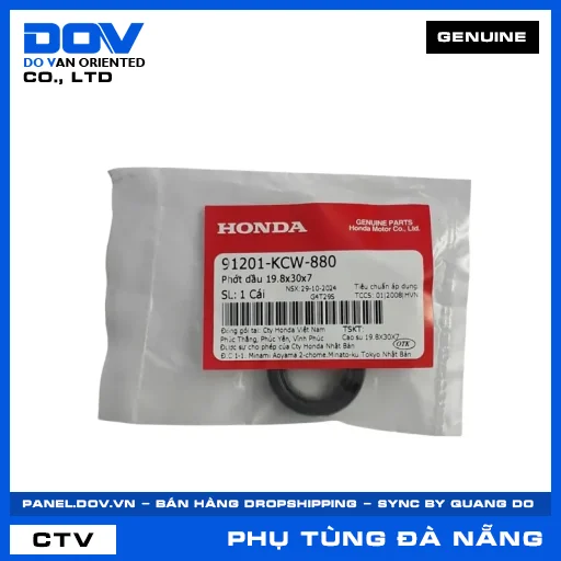PHỚT DẦU 19.8X30X7 LEAD 110 — 91201KCW880