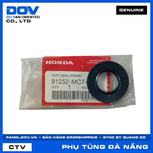 PHỚT CHẮN BỤI 22X42X7 CB150R, CB250 NIGHTHAWK, CB300R — 91252MC7003