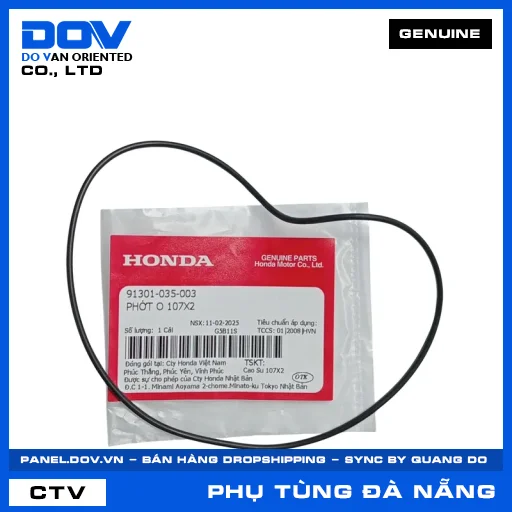 PHỚT O 107X2 SUPER DREAM, WAVE 100, WAVE ALPHA — 91301035003