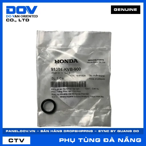 PHỚT O 15.2X2.4 AIR BLADE 110, CLICK 110, LEAD 110 — 91301KVB900