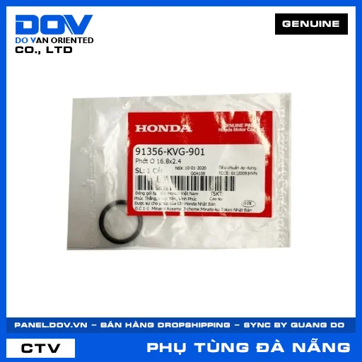 PHỚT O 16.8X2.4 AIR BLADE 125/150, AIR BLADE 125/160 — 91356KVG901