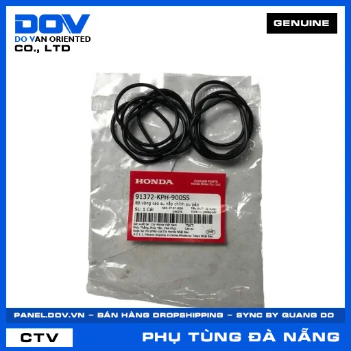 BỘ VÒNG CAO SU NẮP CHỈNH XU PÁP MONKEY — 91372KPH900SS