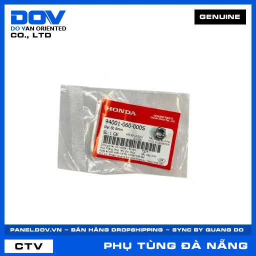 Đai ốc 6mm AIR BLADE 110, AIR BLADE 125, BLADE 110, CB250 NIGHTHAWK — 94001060000S