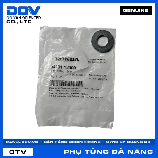 ĐỆM PHẲNG 12MM BLADE 110, CB250 NIGHTHAWK, DREAM 110, SUPER CUB C125 — 9410112000