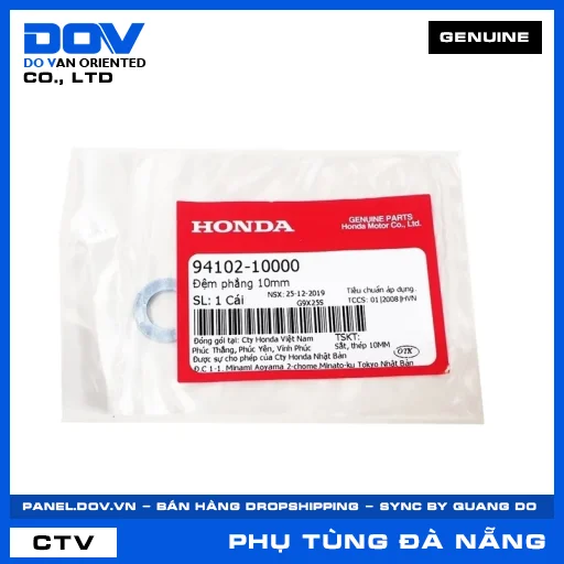 ĐỆM PHẲNG 10MM REBEL 300, REBEL 500, SH 350, SUPER DREAM — 9410210000