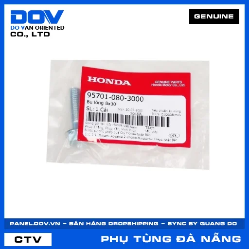 BU LÔNG 8X30 CLICK 110, GOLDWING, LEAD 125, MSX 125 — 957010803000