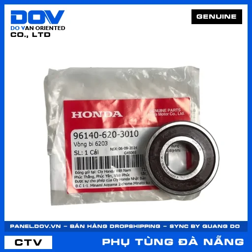VÒNG BI 6203 DREAM 110, FUTURE NEO, SUPER DREAM, WAVE 100 — 961406203010