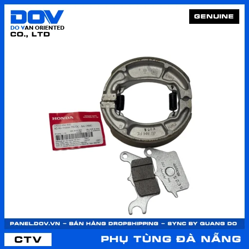 BỘ MÁ PHANH TRƯỚC - SAU (K66) (bố thắng) — CP010K66900